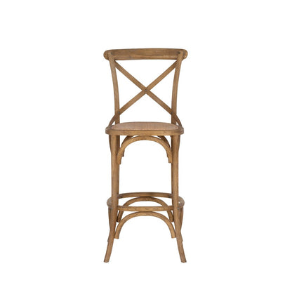 Roxy 30 In Gray Wash Bar Stool