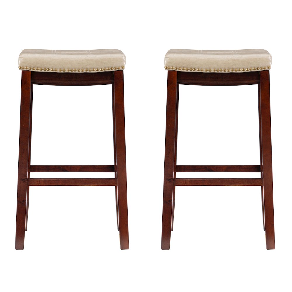 Claridge 2 Pk Beige Bar Stool