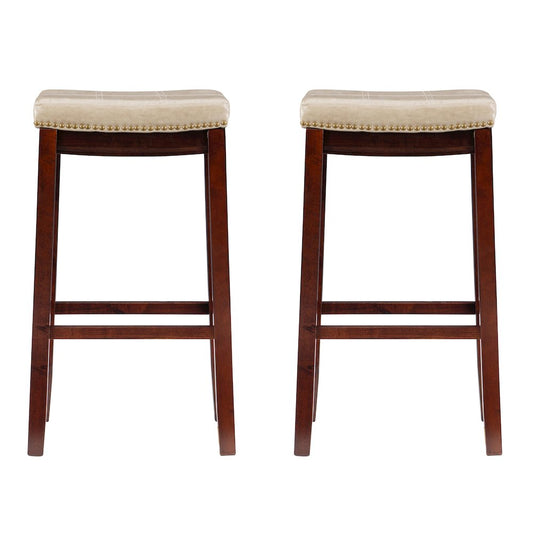 Claridge 2 Pk Beige Bar Stool