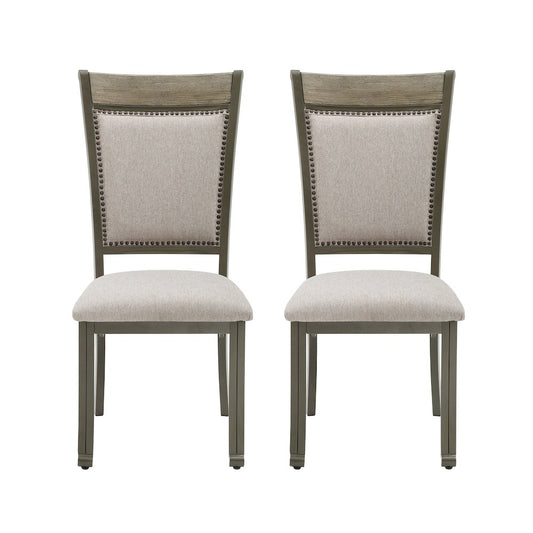 Franklin Dining Side Chair Pewter 2 Pack