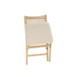 Bina Rattan Cane Folding Dining Side Chair, Beige