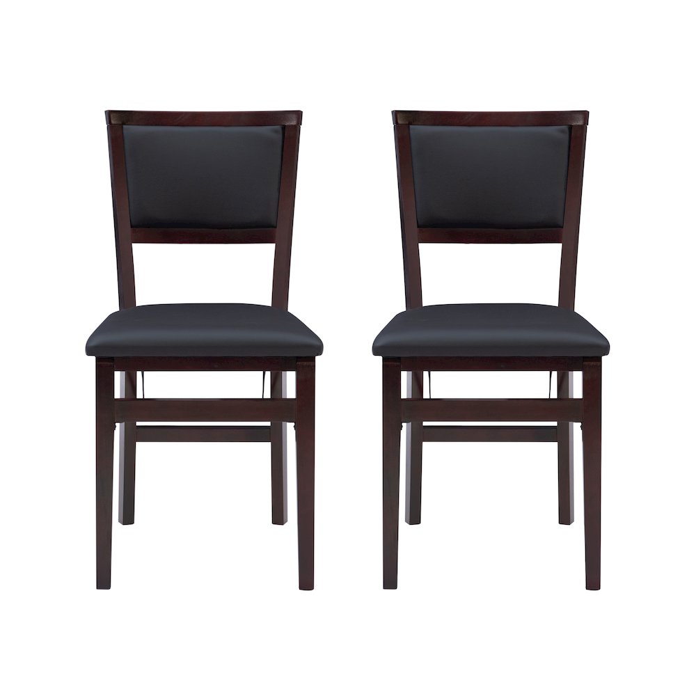 Kiera 18 In Pad Back Folding Chair - Set Of Two