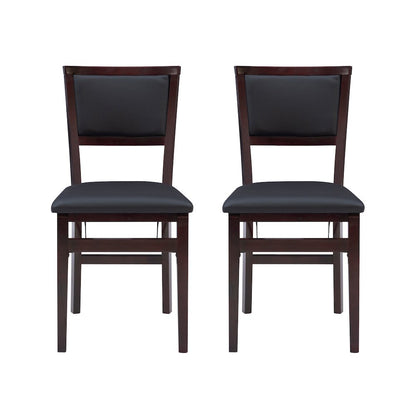 Kiera 18 In Pad Back Folding Chair - Set Of Two
