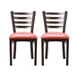 Baxter Metal Side Chair Red Set Of 2