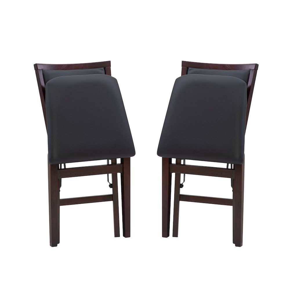 Kiera 18 In Pad Back Folding Chair - Set Of Two