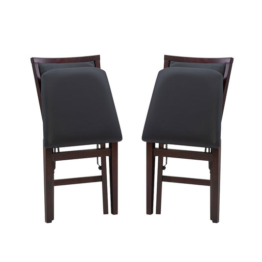 Kiera 18 In Pad Back Folding Chair - Set Of Two