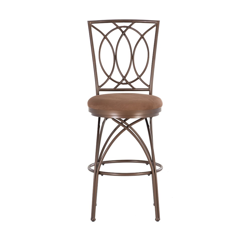 Big and Tall Metal Crossed Legs Bar Stool