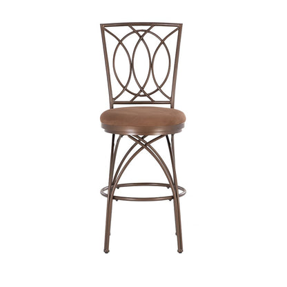 Big and Tall Metal Crossed Legs Bar Stool