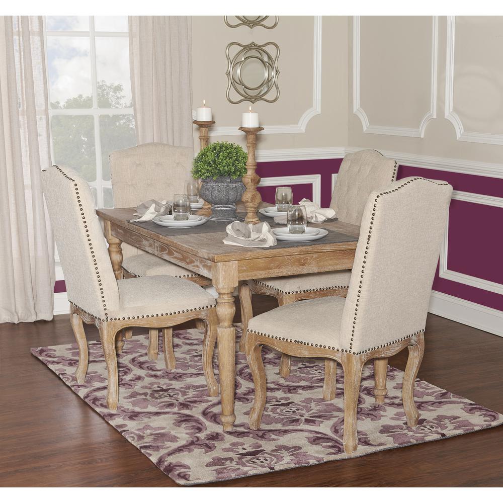Avalon Light Natural Brown Rectangle Table