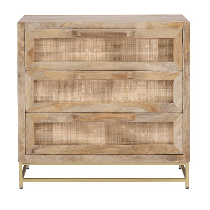 Janie Rattan Cabinet Three Drawers
