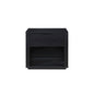 Venice Modern Nightstand with Soft Close Drawer in Black