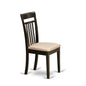CAC-CAP-C Capri slat back Chair for dining room with Fabric Seat