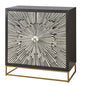 Amika 2 Door Sunburst Accent Cabinet