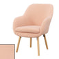 Take a Seat Charlotte Sherpa Accent Chair, Sherpa Blush