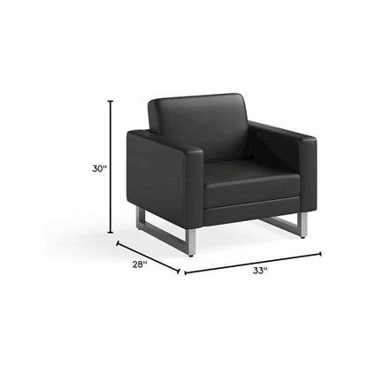 Mirella Lounge Chair, Black