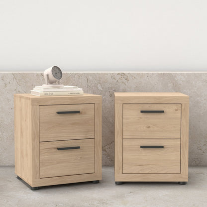 2 Drawer Nightstand - Set of 2