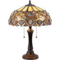 PRISMA Tiffany-style 2 Light Table Lamp 16" Shade