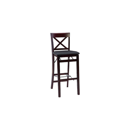 Triena 30 In X Back Folding Bar Stool
