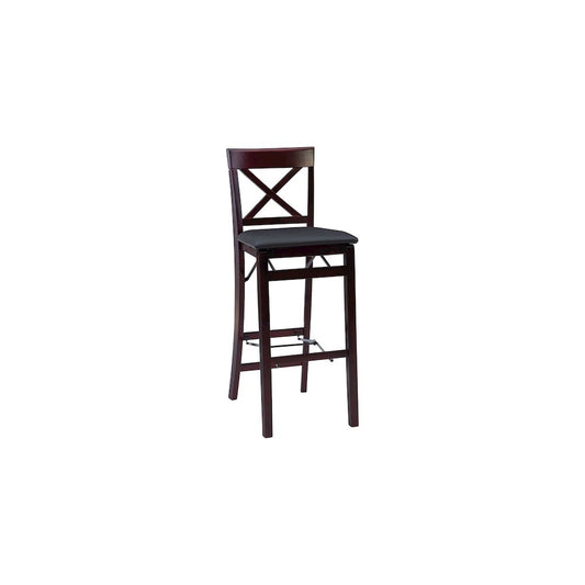 Triena 30 In X Back Folding Bar Stool