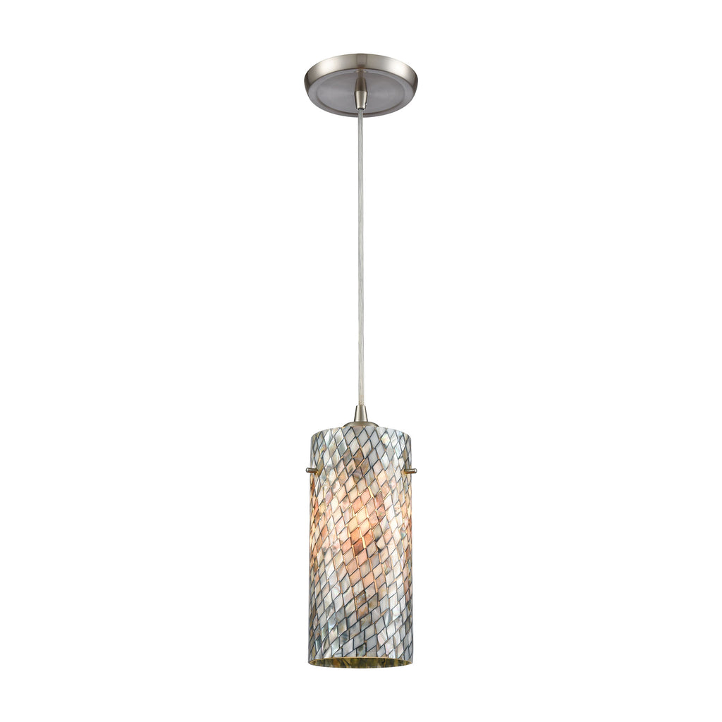 Capri 1 Pendant Satin Nickel