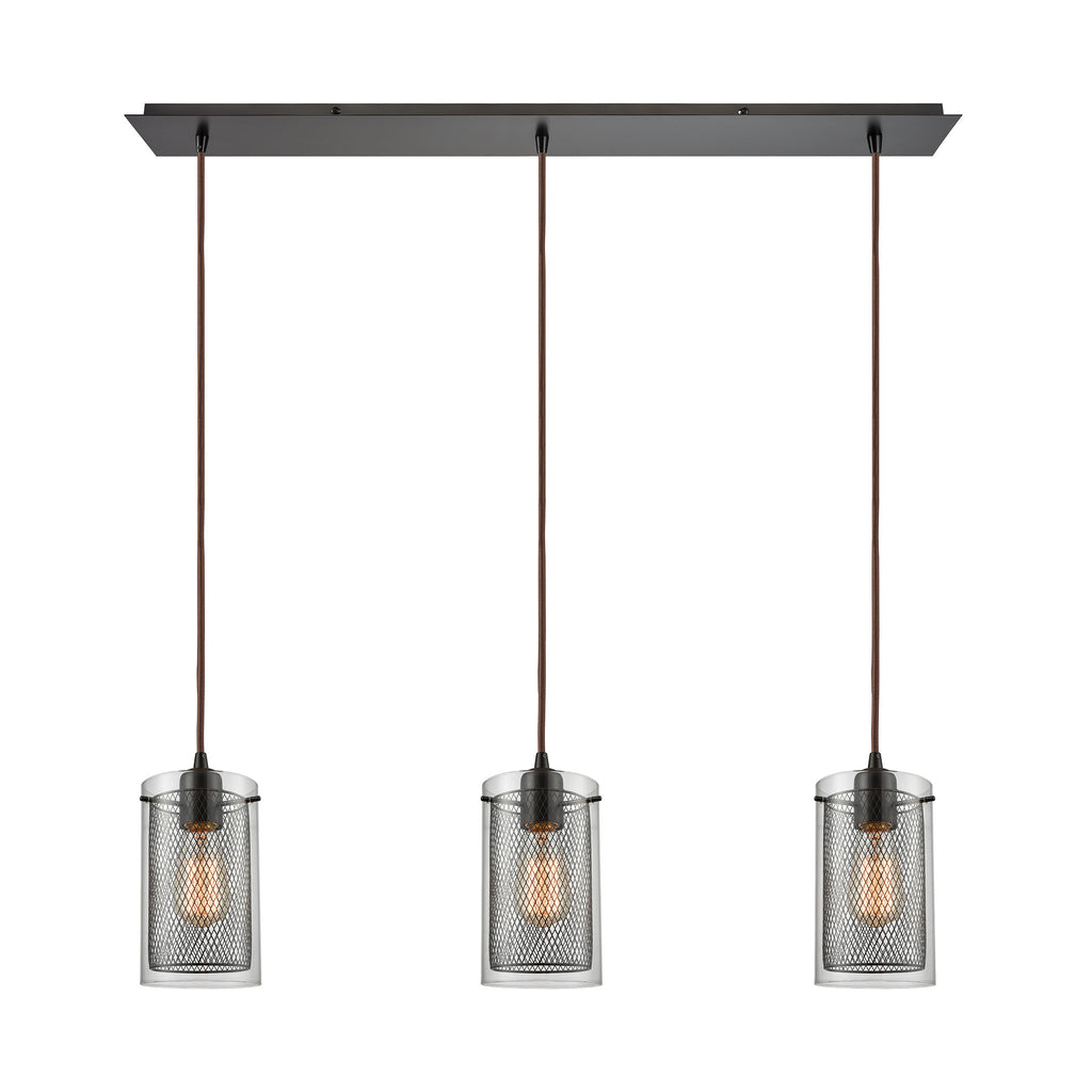 Brant 3 Light Pendant in Oil Rubbed Bronze