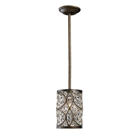 Amherst 1-Light Pendant in Antique Bronze