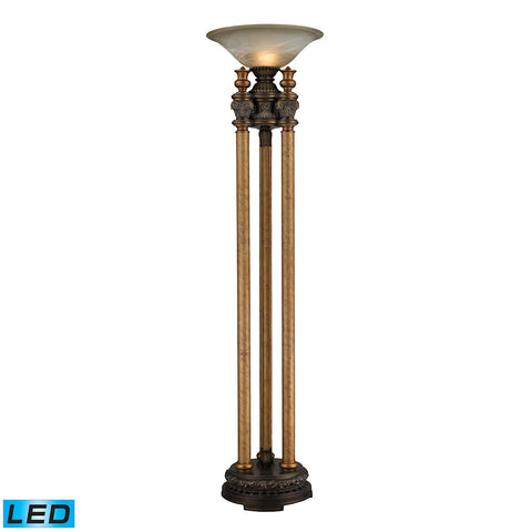 Athena LED TorChiere in Athena Bronze