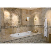 Ensley 1-Light Vanity Lamp in Satin Brass with Square-to-Round Frosted Glass