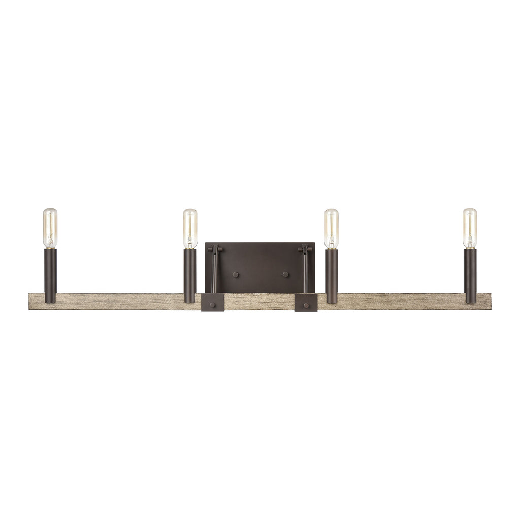 Transitions 32'' Wide 4-Light Vanity Light - Oil Rubbed Bronze