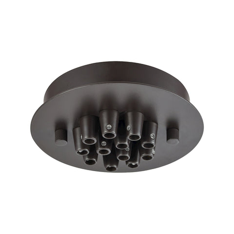Pendant Options 12 Light Small Round Canopy in Oil Rubbed Bronze