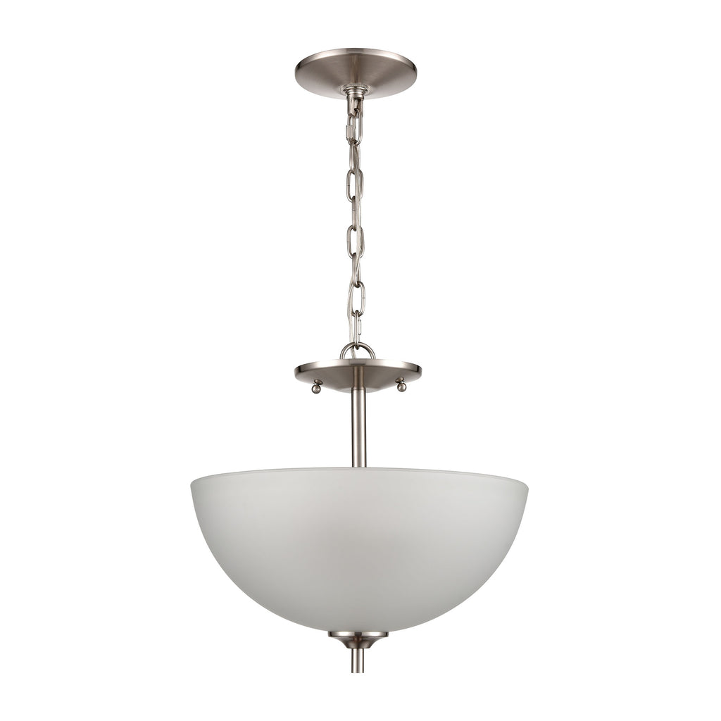 Jackson 14'' Wide 2-Light Pendant - Brushed Nickel