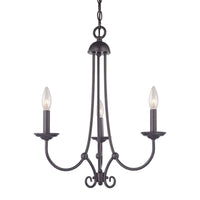 Williamsport 3 Light Chandelier  In Oil Rubbed Bronze