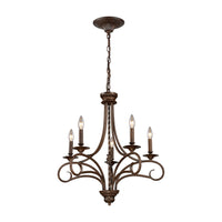 Gloucester 5-Light Chandelier in Antique Bronze