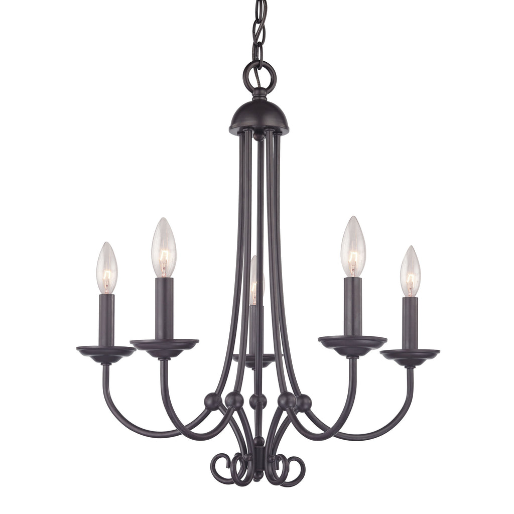 Williamsport 5 Light Chandelier  In Oil Rubbed Bronze