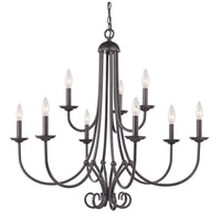 Williamsport 9 Light Chandelier  In Oil Rubbed Bronze