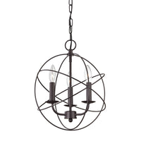 Williamsport 3 Light Chandelier In Oiled Rubbed Bronze