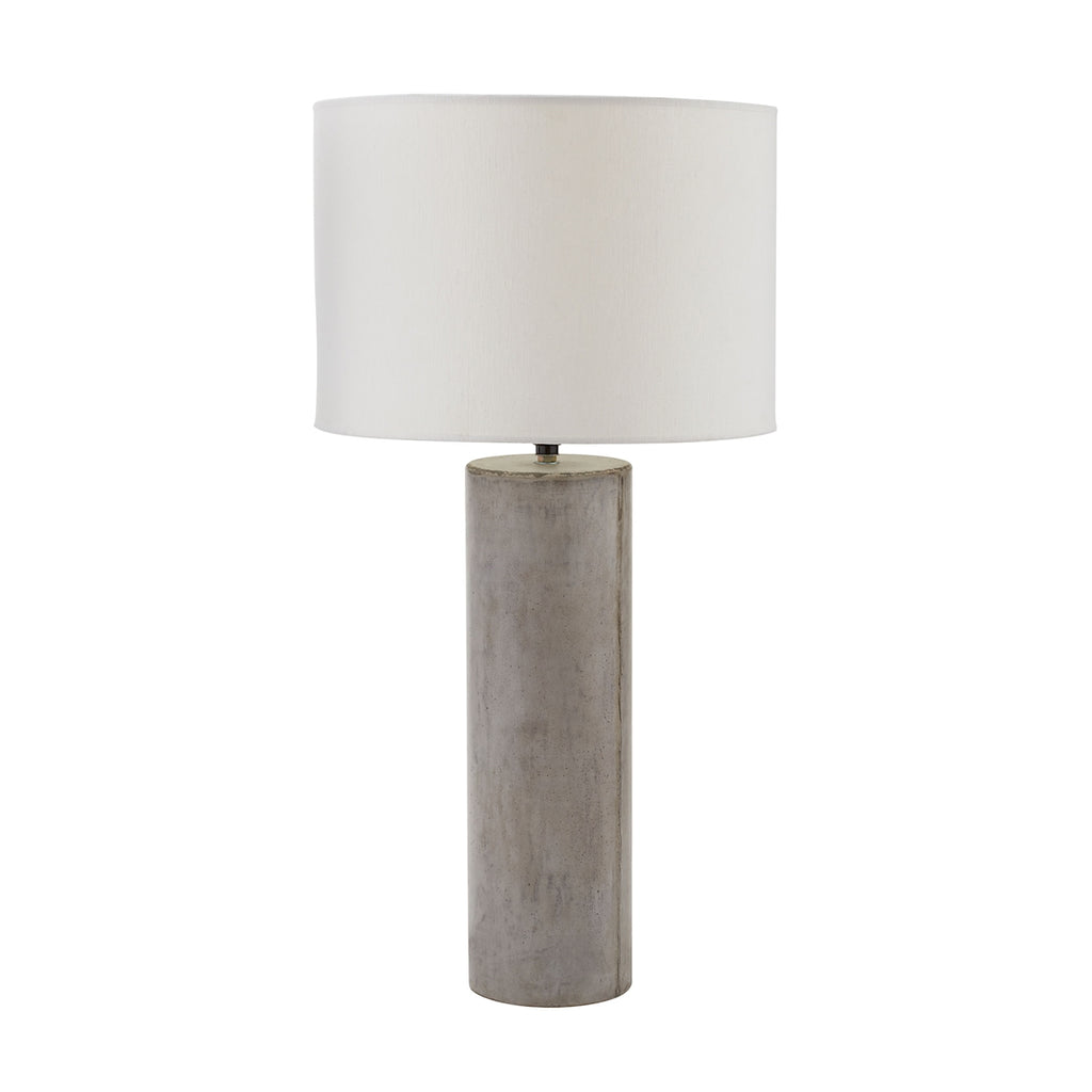 Cubix Rount Lamp In Grey Wax