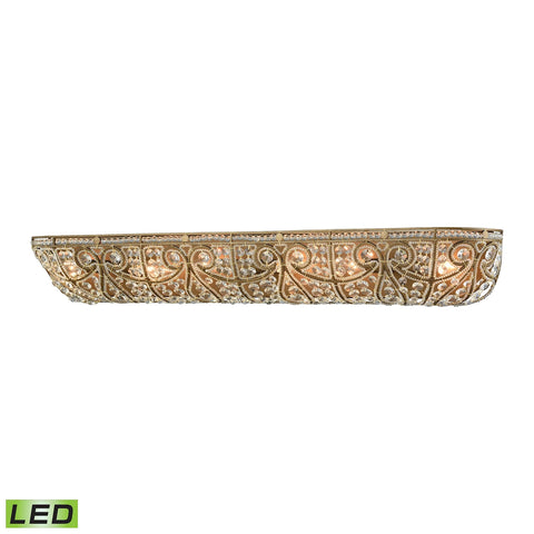Elizabethan 6 Light LED Vanity in Dark Bronze
