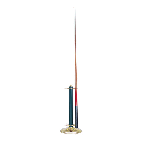 CASUAL TRADITIONS CUE STAND POL BRASS/WOOD