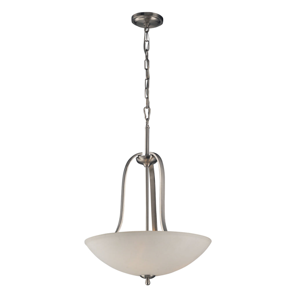 Mayfield 3-Light Pendant in Brushed Nickel - Medium                                                  