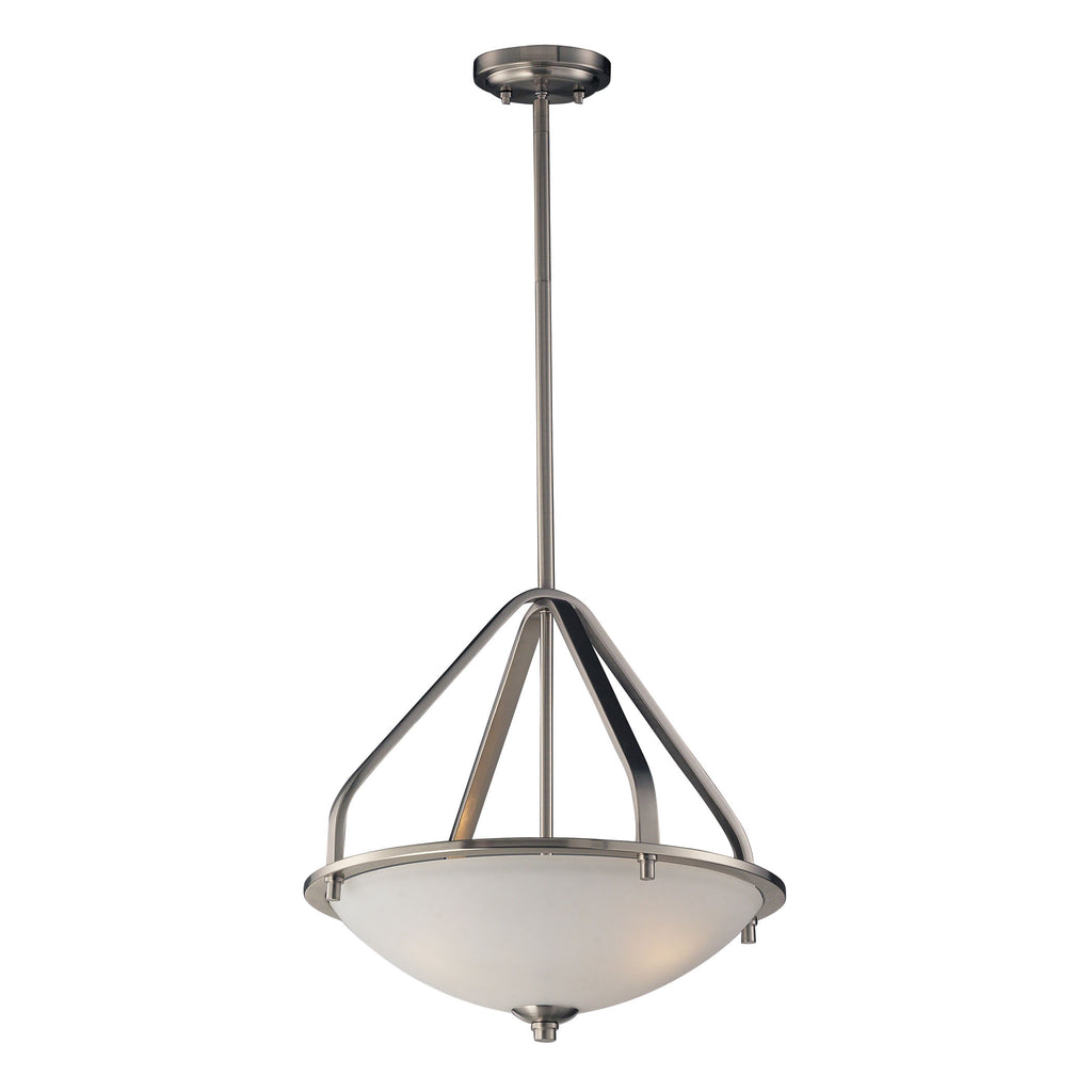Mayfield 3-Light Pendant in Brushed Nickel - Small                                                   