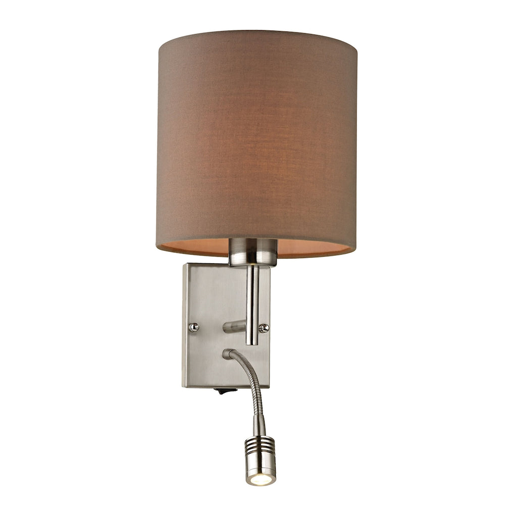 Regina Collection 2 light WALL sconce in Brushed Nickel