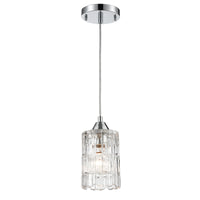 Ezra Configurable Mini Pendant - Polished Chrome