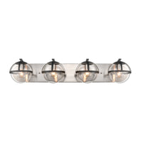 Davenay 31'' Wide 4-Light Vanity Light - Satin Nickel