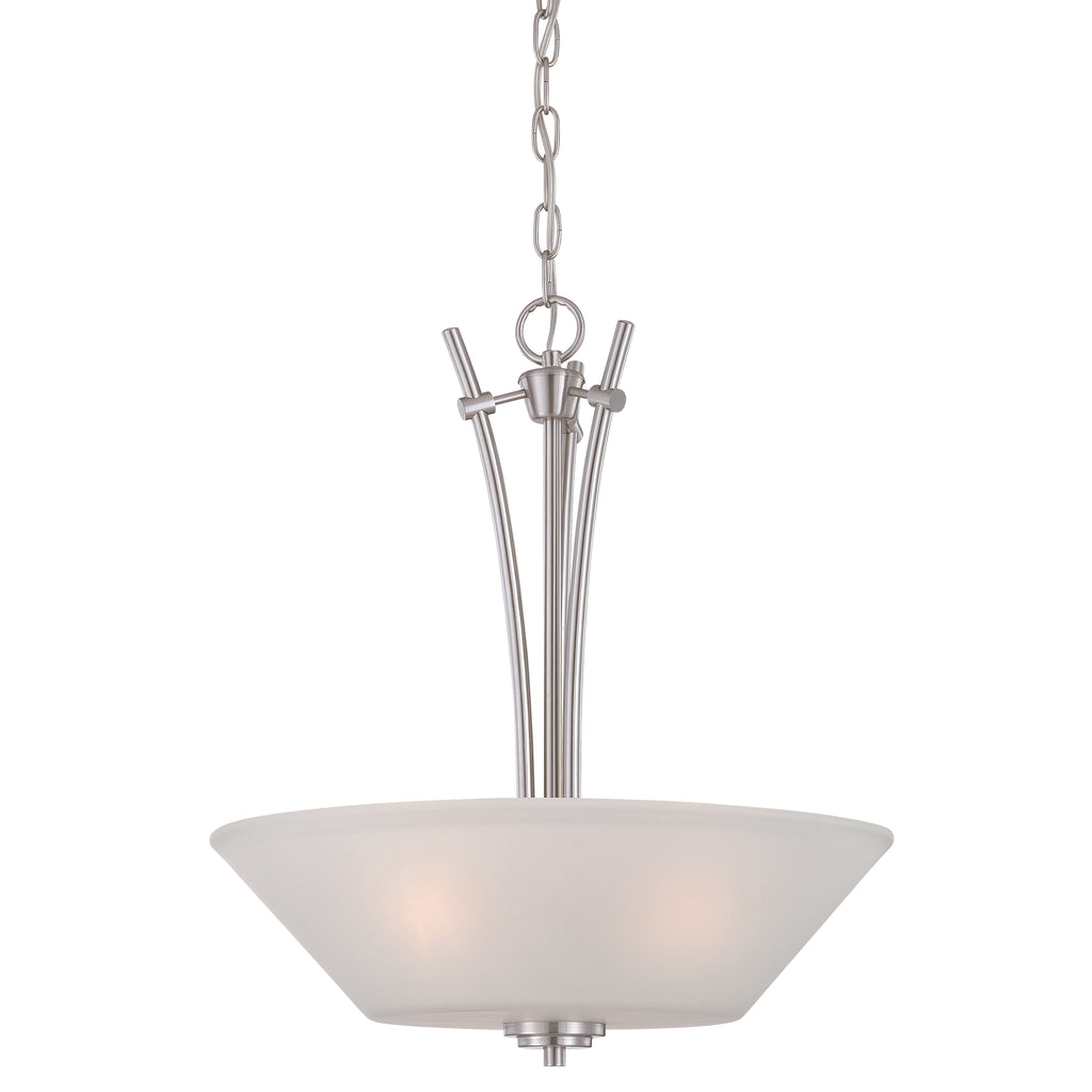 Pittman 3-Light Pendant in Brushed Nickel                                                            