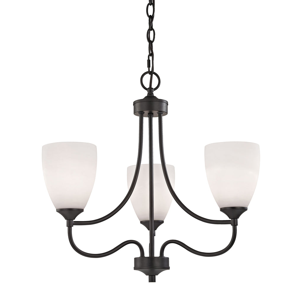 Arlington 3 Light Chandelier In Oil Rubbed Bronze