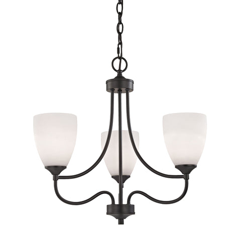 Arlington 3 Light Chandelier In Oil Rubbed Bronze