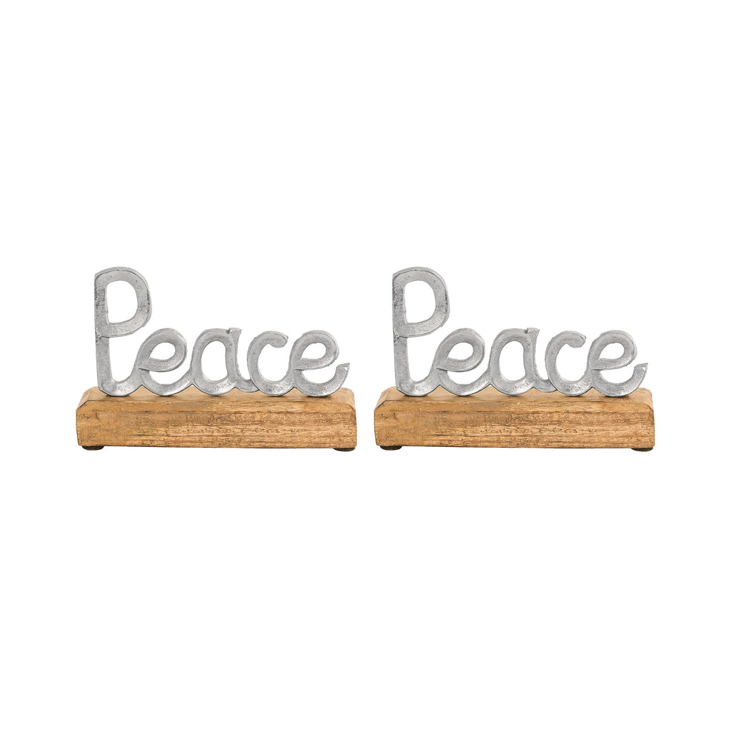 Peace Table Decor (Set of 2)