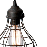 Wire 6'' Wide 1-Light Mini Pendant - Oil Rubbed Bronze