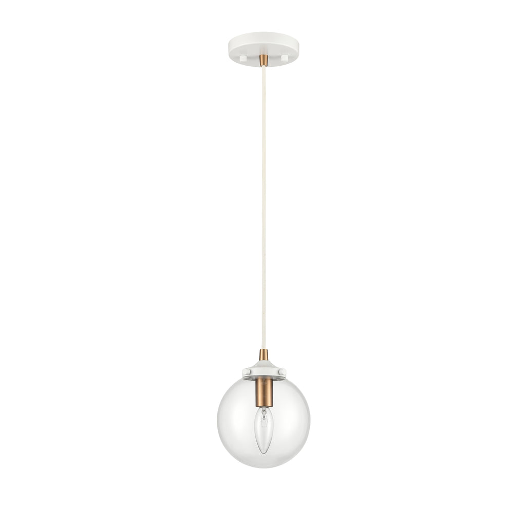 Boudreaux 6'' Wide 1-Light Mini Pendant - Matte White